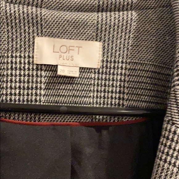 Loft Plaid Blazer - Picture 3 of 4